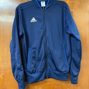 Adidas Men's Dark Blue Bomber Jacket